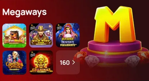 Подборка Megaways — 160 игр